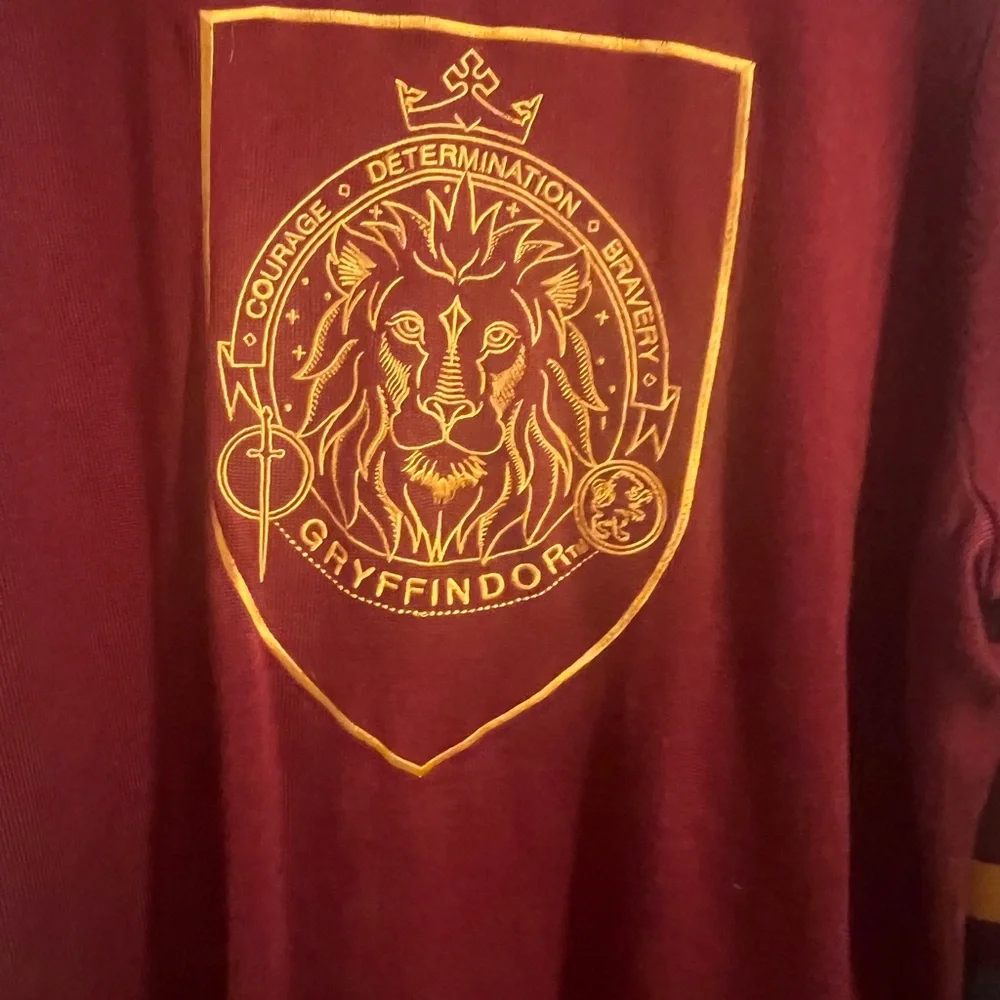NWOT Torrid Maroon and Gold Grydfindor Harry Potter Sweater - Picture 3 of 3
